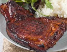 Grilled Honey Garlic Pork Chops