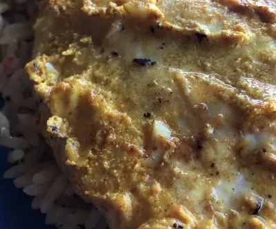 Grilled Indian Style Curry Yogurt Chicken