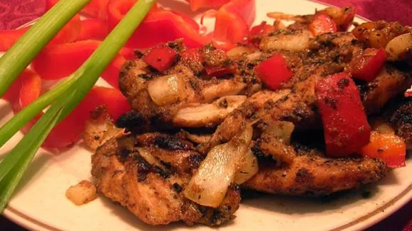 Grilled Jamaican Jerk Chicken