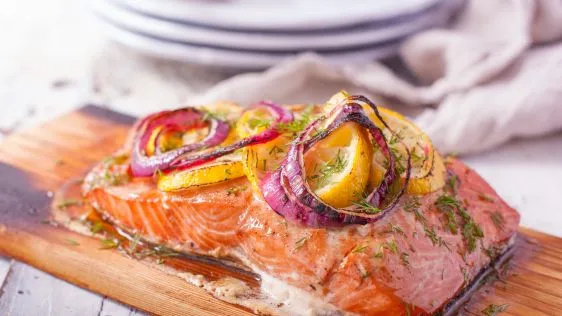 Grilled Lemon Salmon