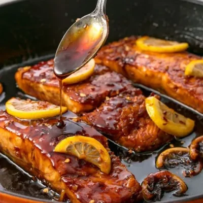 Grilled Lemon Soy Salmon