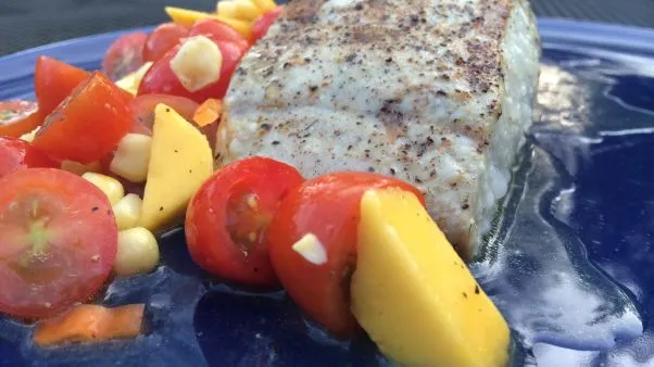 Grilled Mahi- Mahi With Mango Habanero Salsa