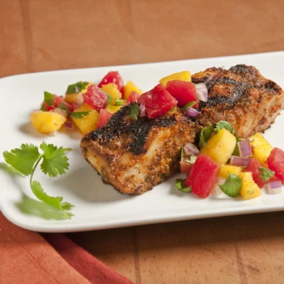 Grilled Mahi- Mahi With Mango Habanero Salsa