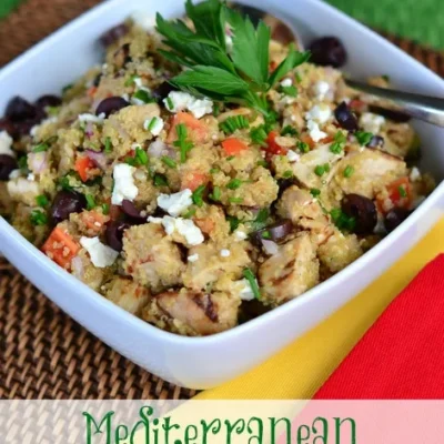 Grilled Mediterranean Chicken And Quinoa Salad