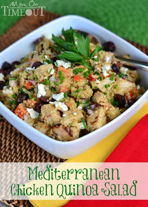 Grilled Mediterranean Chicken And Quinoa Salad