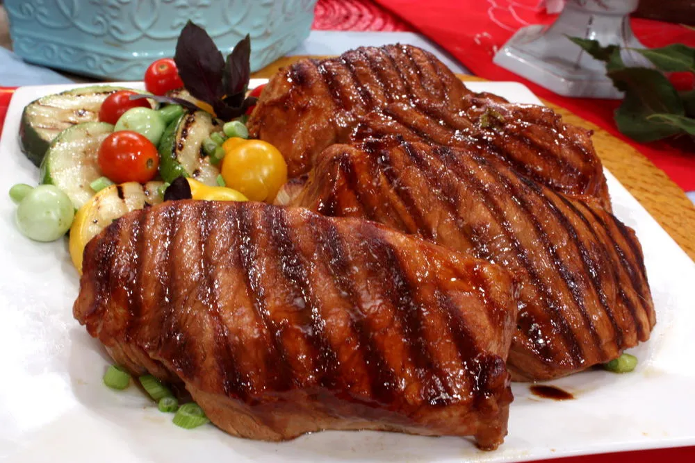 Grilled Oriental Pork Chops