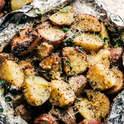 Grilled Parmesan Potatoes