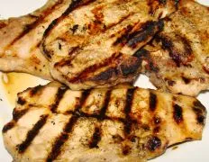 Grilled Pork Chops Sweet And Garlicky