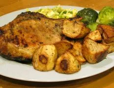 Grilled Pork Chops With Herb Rub