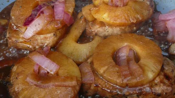 Grilled Pork Chops With Pineapple