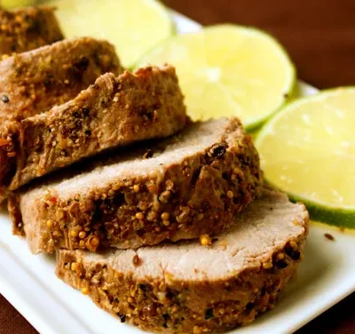 Grilled Pork Ternderloin With Ginger Lime