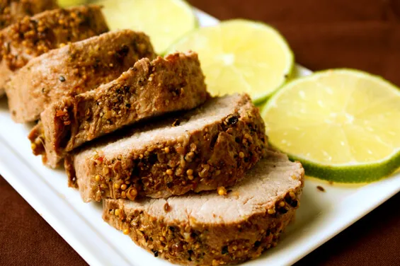 Grilled Pork Ternderloin With Ginger Lime