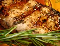 Grilled Rosemary Garlic Pork Chops