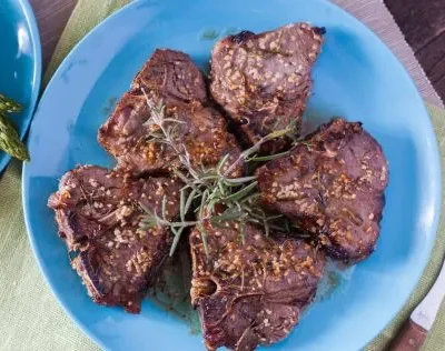 Grilled Rosemary Lamb Chops