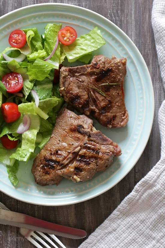 Grilled Rosemary Lamb Chops