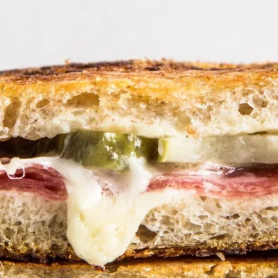 Grilled Salami And Cheese Sandwiches