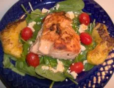 Grilled Salmon Spinach Salad