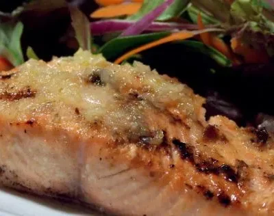 Grilled Salmon Steak