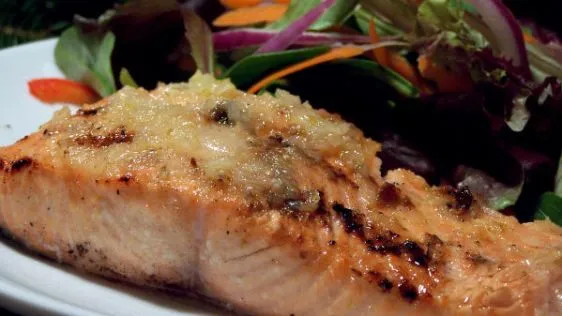 Grilled Salmon Steak