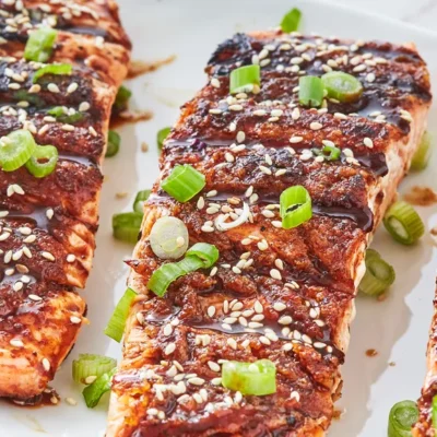 Grilled Salmon With Chinese Bbq Sauce