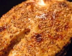 Grilled Salmon With Dilled Mustard Glaze