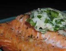 Grilled Salmon With Jalapeno Butter