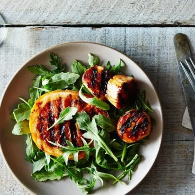 Grilled Scallop And Orange Kebabs With Honey-Ginger Glaze