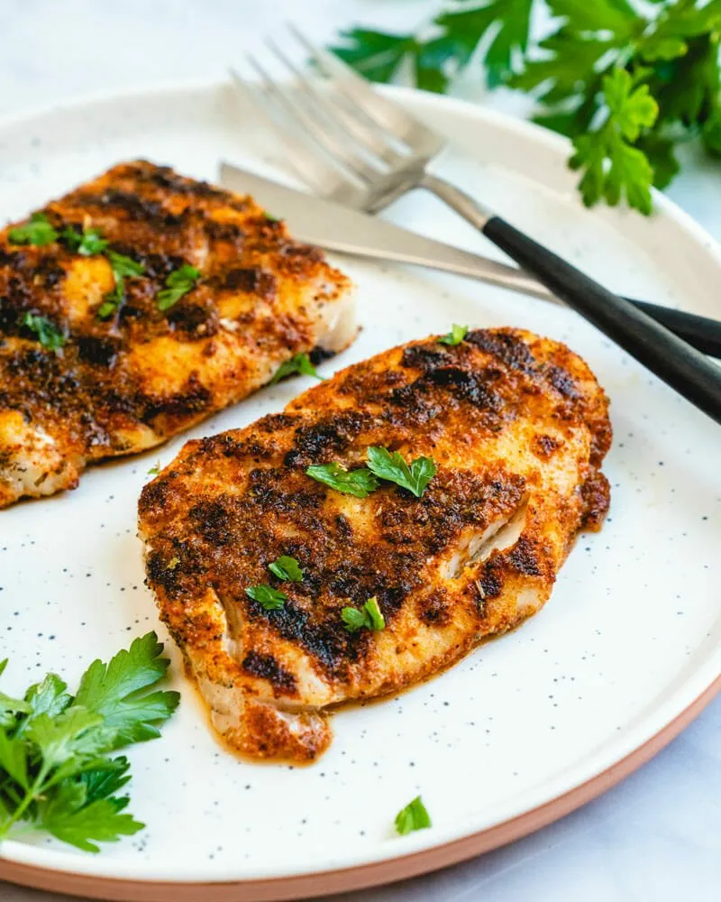 Grilled Spiced Cod Fillet: A Flavorful Seafood Delight