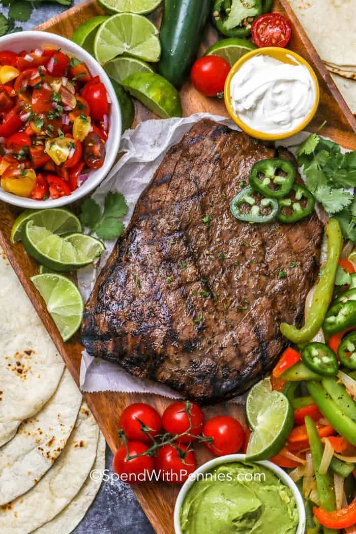 Grilled Steak Fajitas