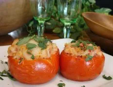 Grilled Stuffed Mozzarella Tomatoes