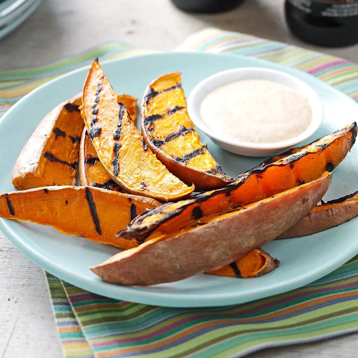 Grilled Sweet Potato Wedges