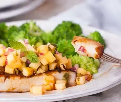 Grilled Teriyaki Mahi Mahi With Mango Salsa