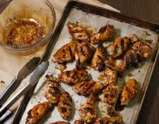 Grilled Teriyaki Wings With A Spicy Twist