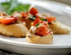 Grilled Tomato Bruschetta