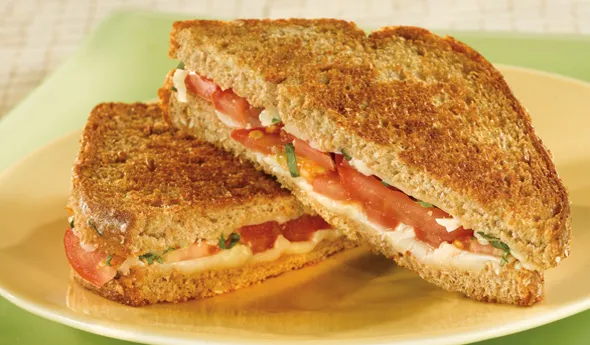 Grilled Tomato Cheese Sandwiches