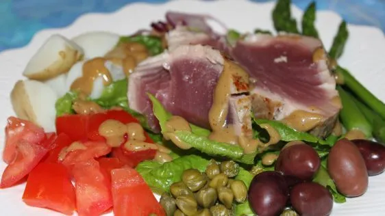 Grilled Tuna Salad Nicoise