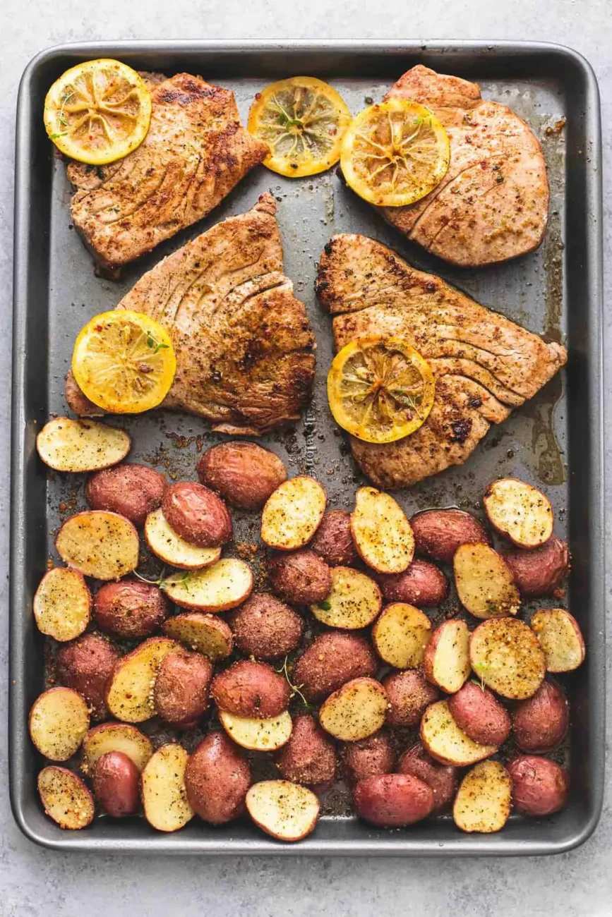 Grilled Tuna Steaks With Lemon Pepper