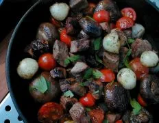 Grilled Veggie And Steak Appetizer