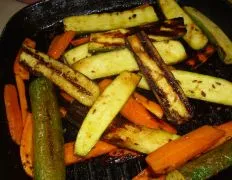 Grilled Zucchini Tunisian Style Vegan Friendly