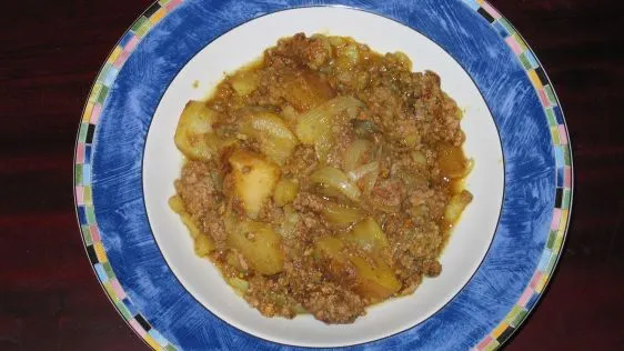 Ground Beef And Potato Curry