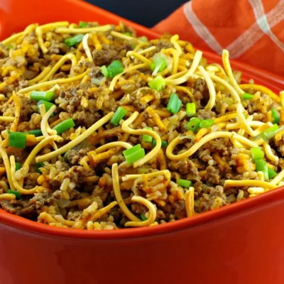 Ground Beef Chow Mein Casserole