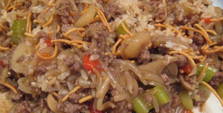 Ground Beef Chow Mein