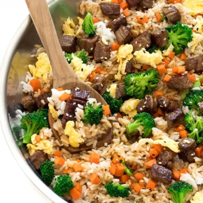 Ground Beef Fried Rice