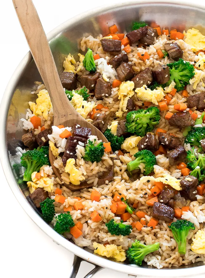 Ground Beef Fried Rice