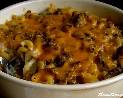 Ground Beef Soup Casserole