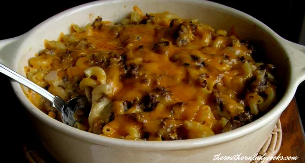 Ground Beef Soup Casserole