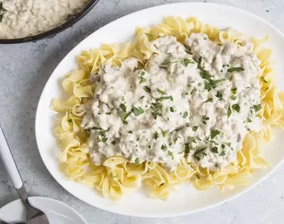 Ground Beef Stroganoff