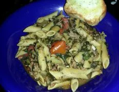 Ground Beef Tomato Spinach Casserole