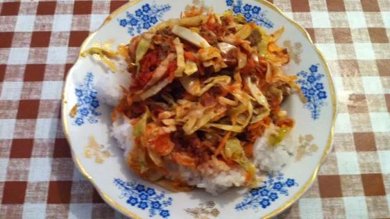 Ground Beef With Cabbage