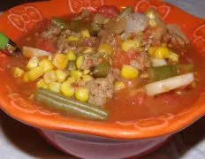 Ground Turkey And Veggie Soup